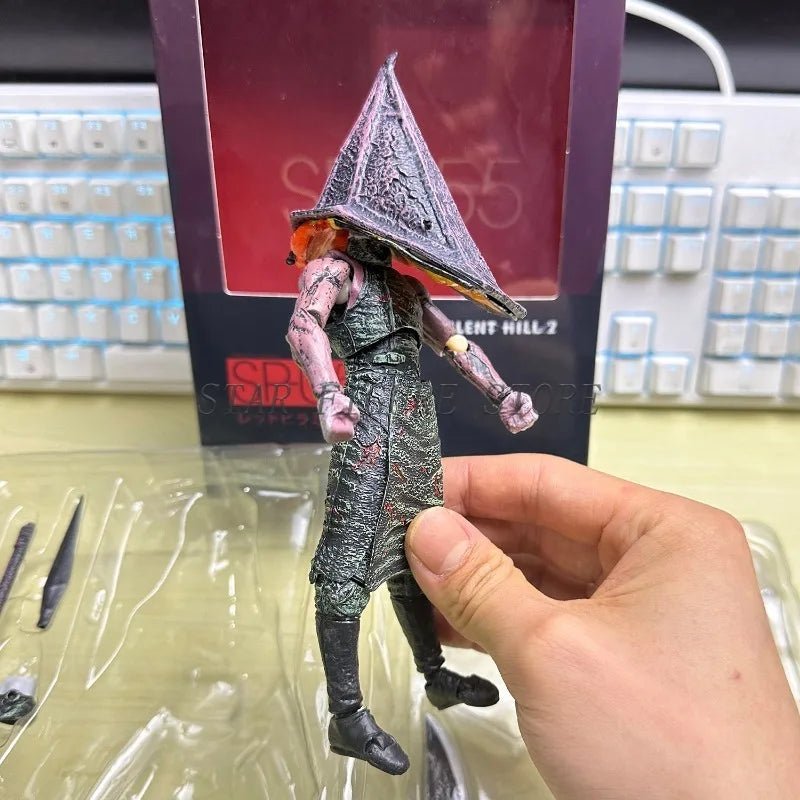 17cm Silent Hill Action Figure Pyramid Head Red Pyramid Thing Figurine Ornaments PVC Movable Collection Figma Sp - 055 Model Toys - AZ Games Co.