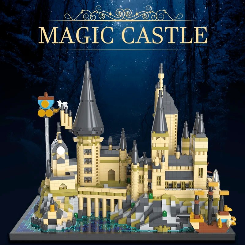 2700+pcs Magic World Medieval Harry Potter Castle MOC Building Bricks Model Blocks Toys for Children Kids Adult 3.5mm Block Sets - AZ Games Co.