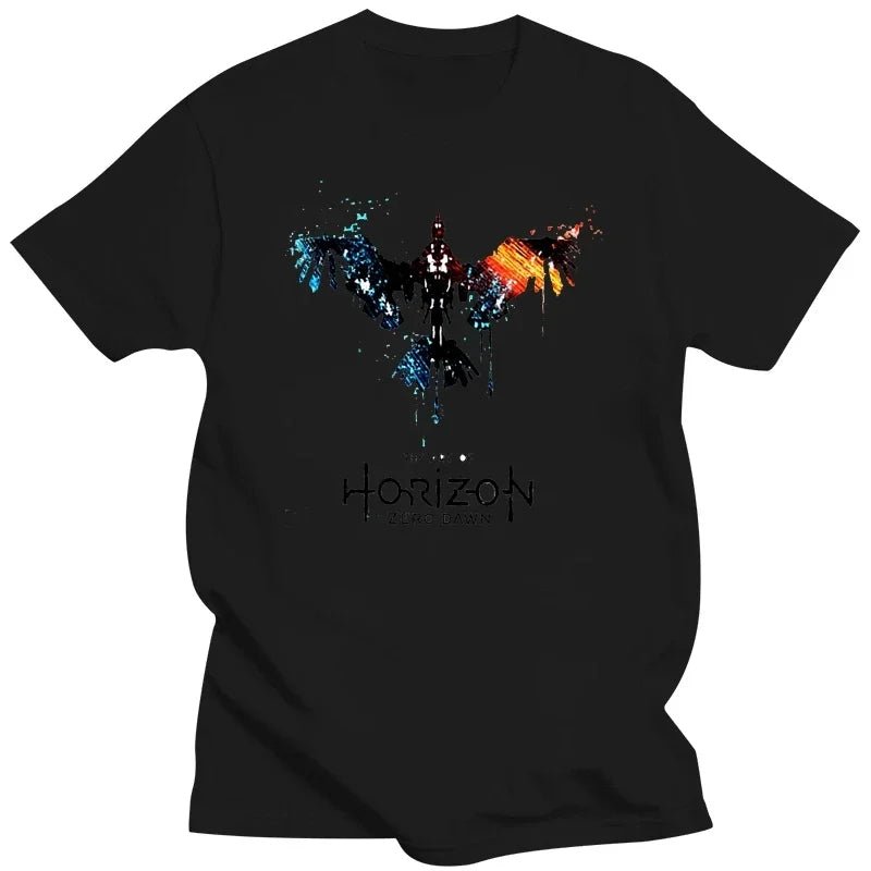 Horizon Zero Dawn White T Shirt men clothing harajuku graphic t shirts tshirt streetwear oversized t shirt t-shirts - AZ Games Co.