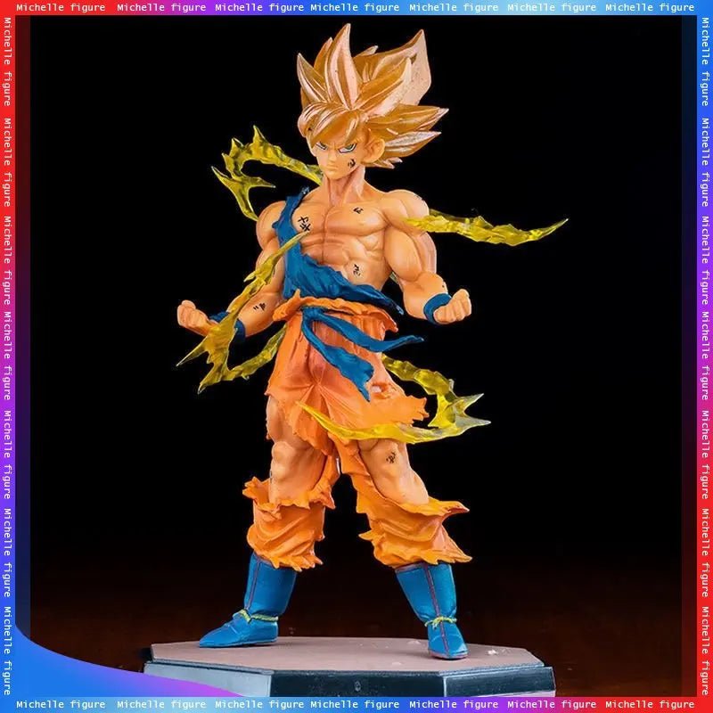 Dragon Ball Super Saiyan Figure Anime Model Peripheral Ornaments Monkey King Goku Goji Classic Super Race Series - AZ Games Co.