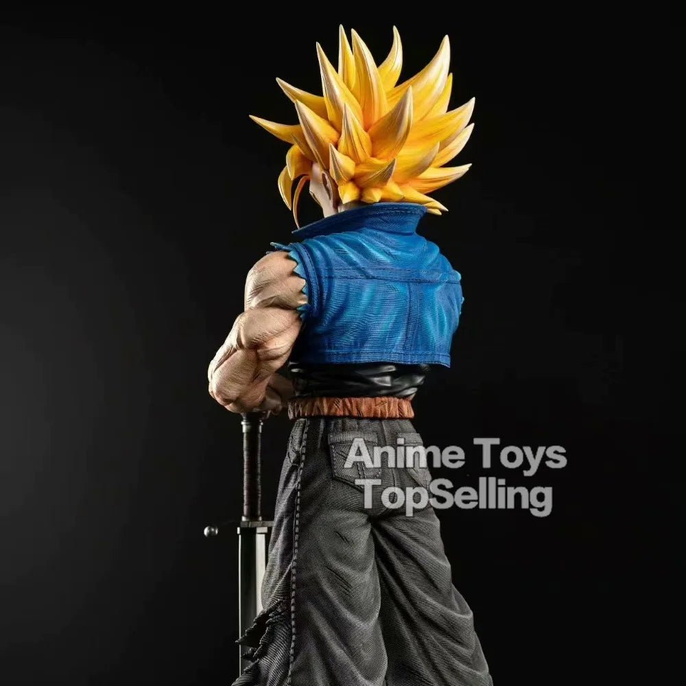 25cm/9.84in Anime Dragon Ball Z Trunks Figure Future Trunks Action Figures MPVC Statue Collection Model Toys for Children Gifts - AZ Games Co.