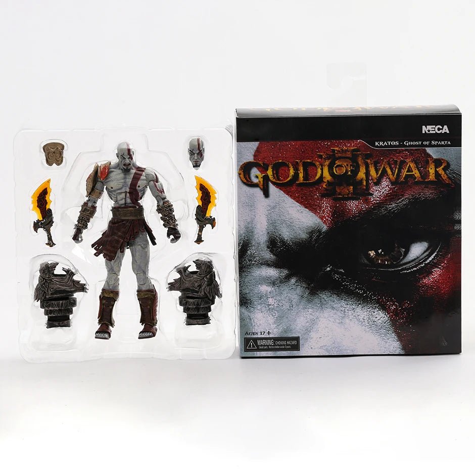 NECA God of War 3 Kratos 7" Action Figure [Ghost of Sparta] - AZ Games Co.