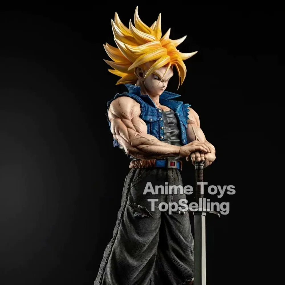 25cm/9.84in Anime Dragon Ball Z Trunks Figure Future Trunks Action Figures MPVC Statue Collection Model Toys for Children Gifts - AZ Games Co.