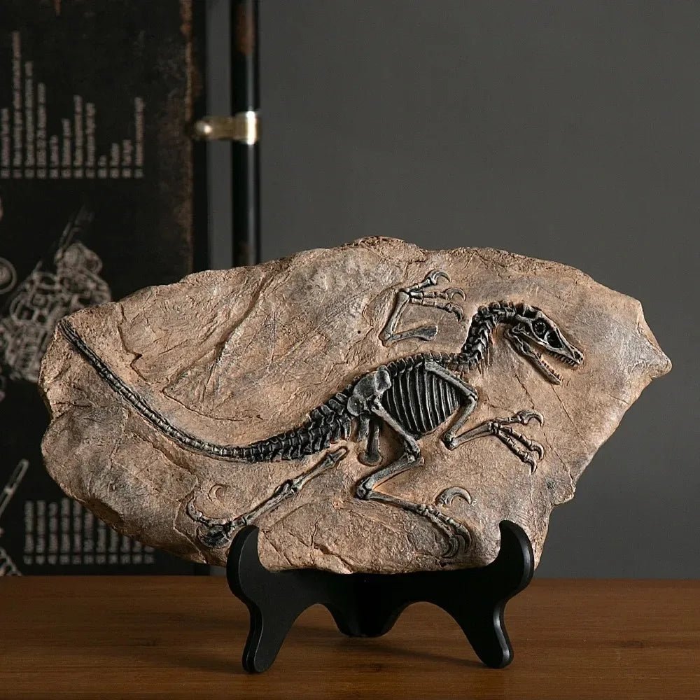 Creative Dinosaur Fossil Resin Craft Decoration Retro Animal Statue Miniature Indoor Living Room Decoration Souvenir Home Gift - AZ Games Co.