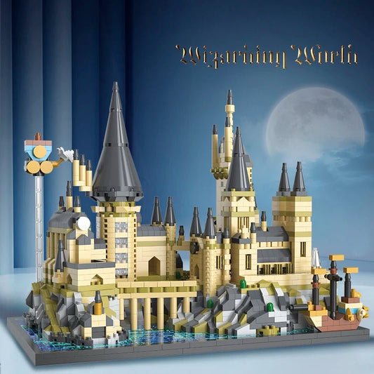 2700+pcs Magic World Medieval Harry Potter Castle MOC Building Bricks Model Blocks Toys for Children Kids Adult 3.5mm Block Sets - AZ Games Co.