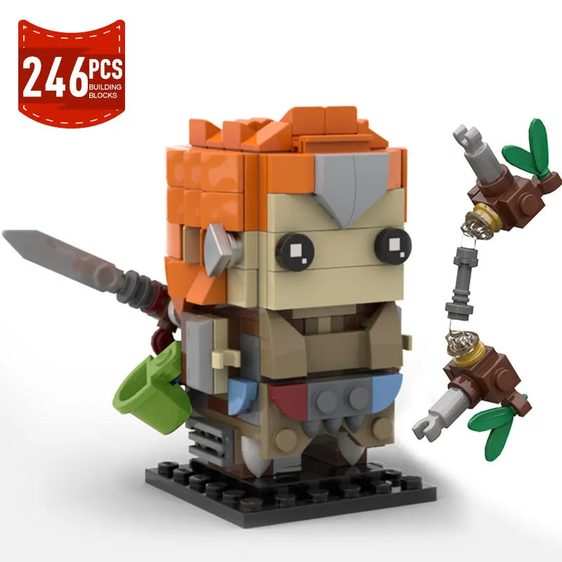 New MOC Horizon Zero Dawned Long-necked Beast Action Figure Building Block Mechanical Monster Mech Constructor Bricks Toys Gifts