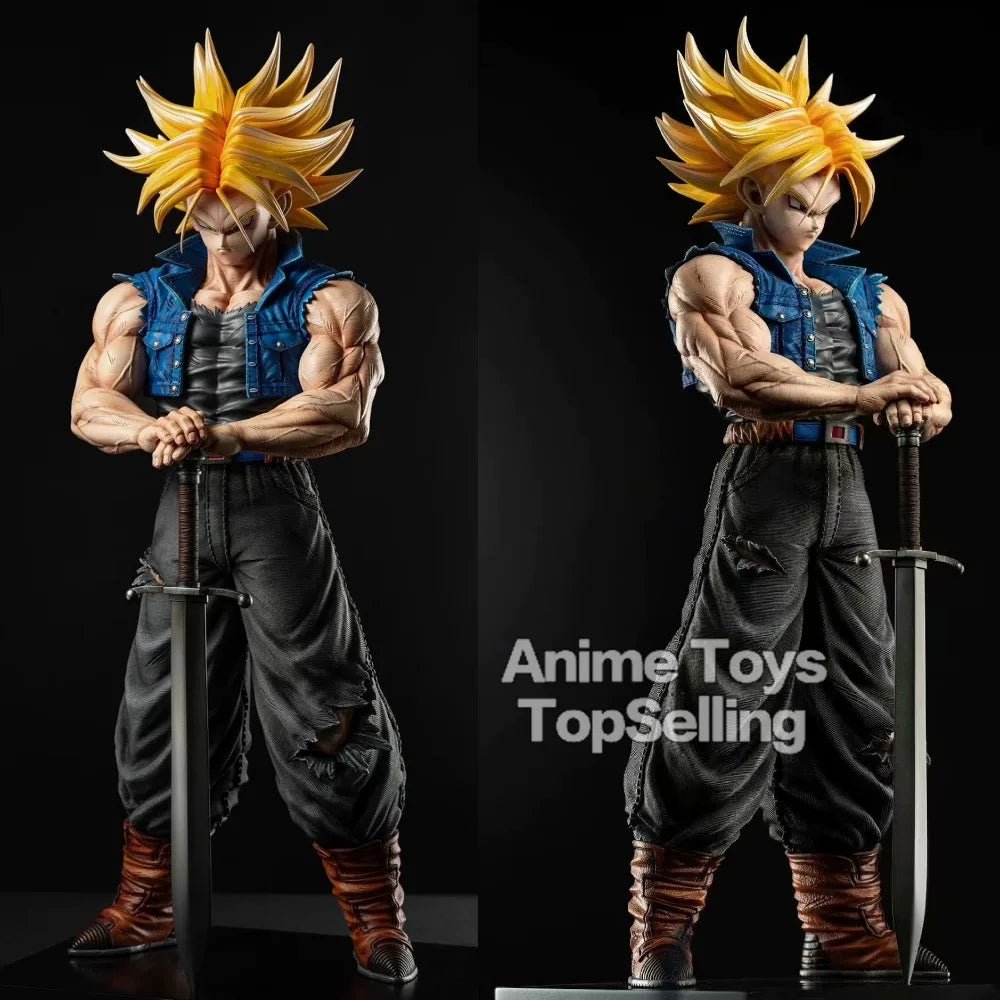 25cm/9.84in Anime Dragon Ball Z Trunks Figure Future Trunks Action Figures MPVC Statue Collection Model Toys for Children Gifts - AZ Games Co.