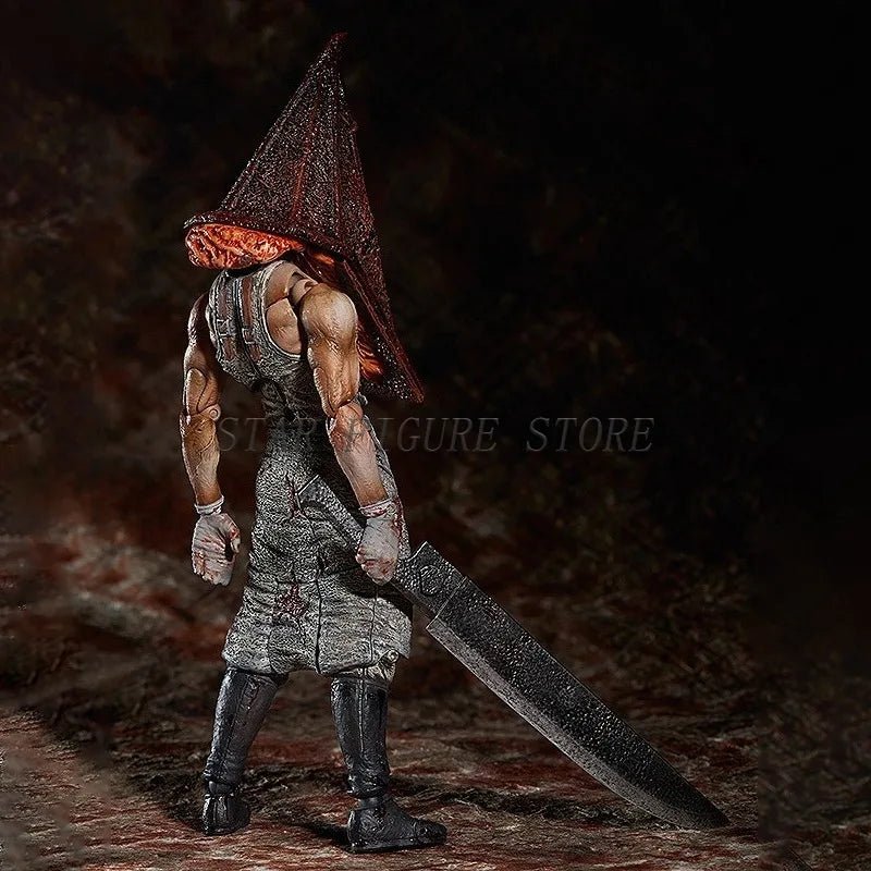 17cm Silent Hill Action Figure Pyramid Head Red Pyramid Thing Figurine Ornaments PVC Movable Collection Figma Sp - 055 Model Toys - AZ Games Co.