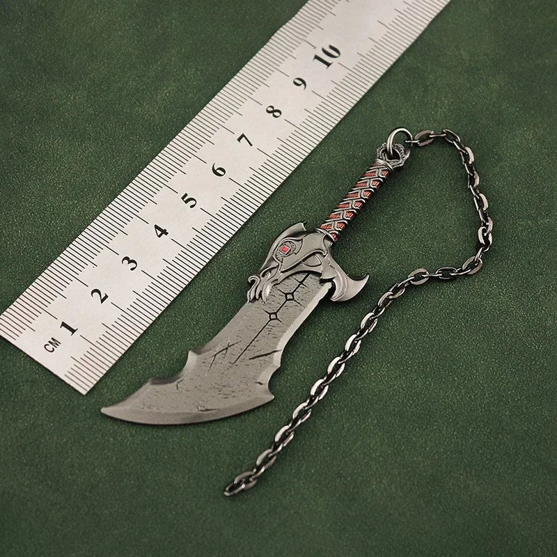 Blades of Athena: Kratos Metal Keychain - AZ Games Co.