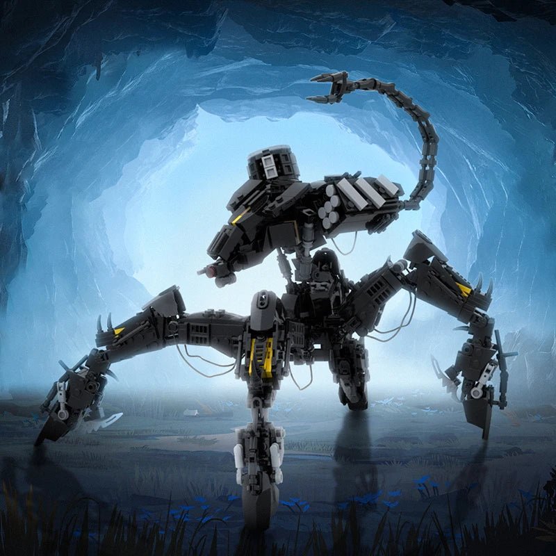 MOC Horizon Zero Dawned Corruptored Robot Battle Machine Model Building Block Game Monster Action Figure Idea Set Brick Toy Gift - AZ Games Co.