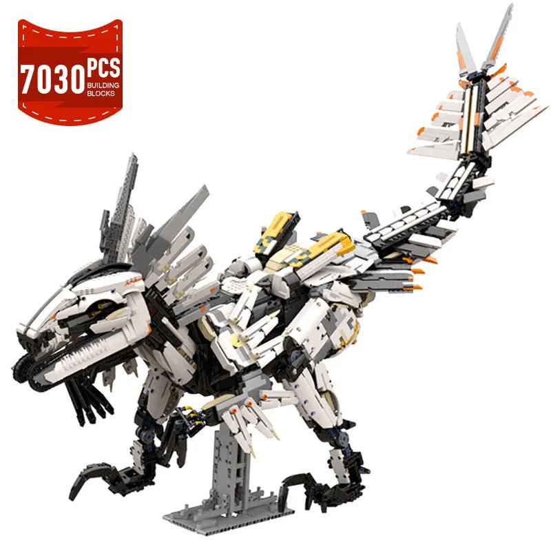 New MOC Horizon Zero Dawned Long - necked Beast Action Figure Building Block Mechanical Monster Mech Constructor Bricks Toys Gifts - AZ Games Co.