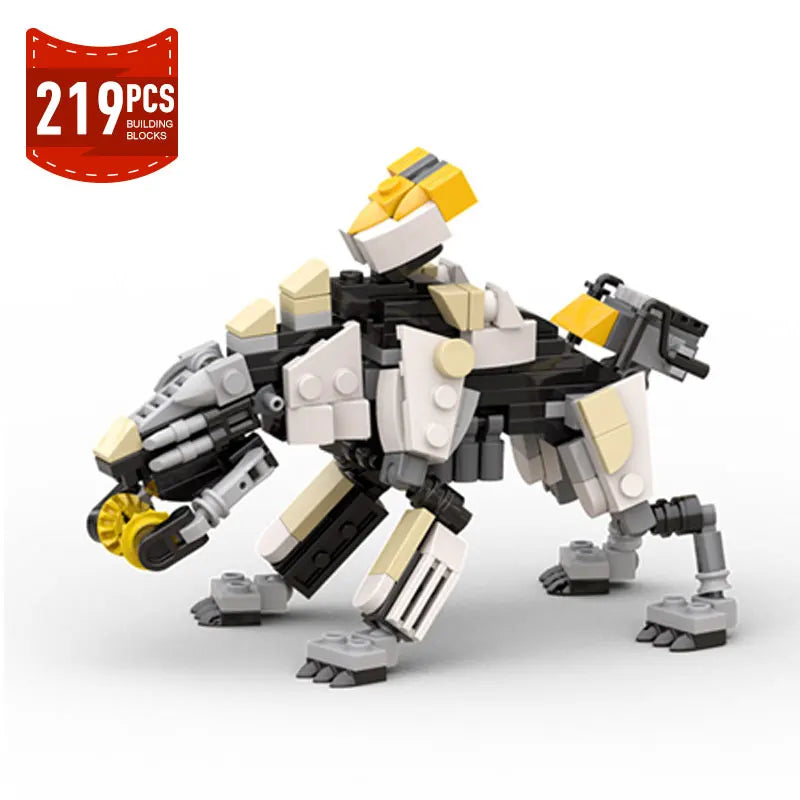 Neue MOC Horizon Zero Dawned Langhals-Biest Actionfigur Baustein Mechanischer Monster Mech Konstruktor Ziegel Spielzeug Geschenke