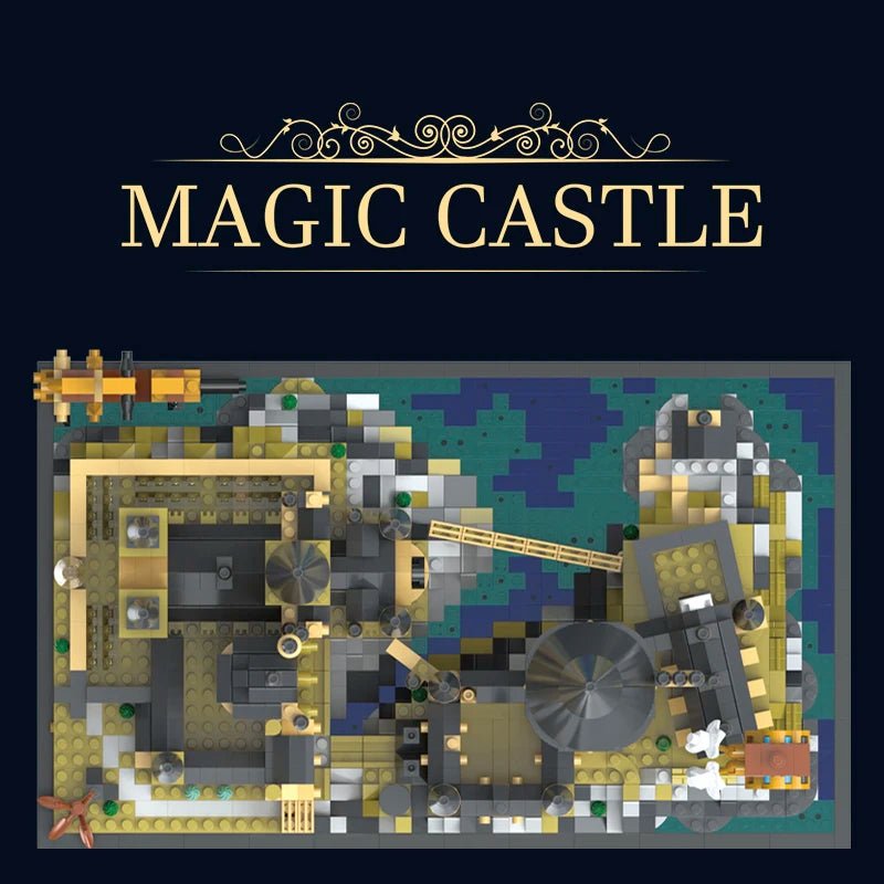 2700+pcs Magic World Medieval Harry Potter Castle MOC Building Bricks Model Blocks Toys for Children Kids Adult 3.5mm Block Sets - AZ Games Co.