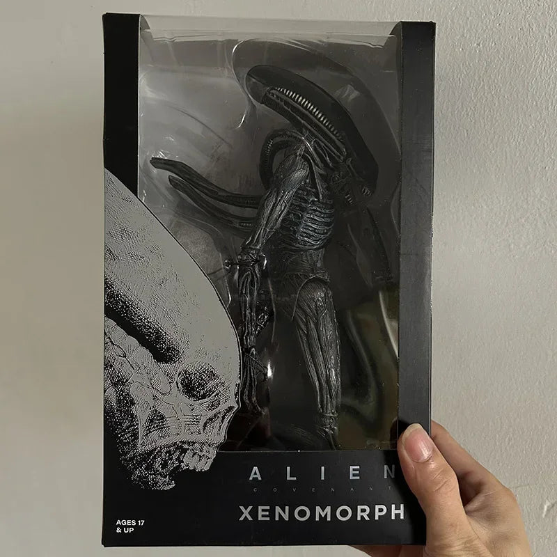 Neca Alien Xenomorph Covenant Action Figure 7" Scale Contract Black Alien Collectable Model Toy Present Gifts 22cm - AZ Games Co.