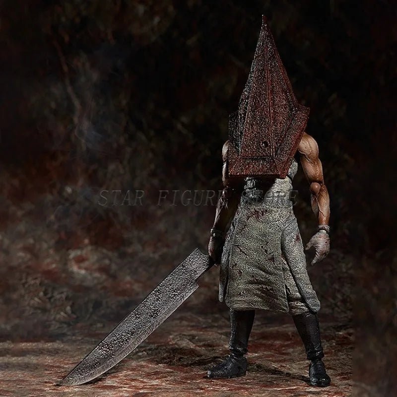 17cm Silent Hill Action Figure Pyramid Head Red Pyramid Thing Figurine Ornaments PVC Movable Collection Figma Sp - 055 Model Toys - AZ Games Co.