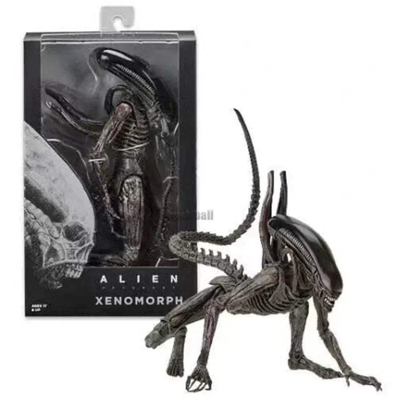 Neca Alien Xenomorph Covenant Action Figure 7" Scale Contract Black Alien Collectable Model Toy Present Gifts 22cm - AZ Games Co.