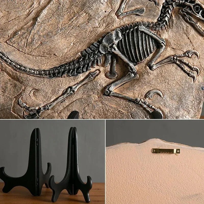 Creative Dinosaur Fossil Resin Craft Decoration Retro Animal Statue Miniature Indoor Living Room Decoration Souvenir Home Gift - AZ Games Co.