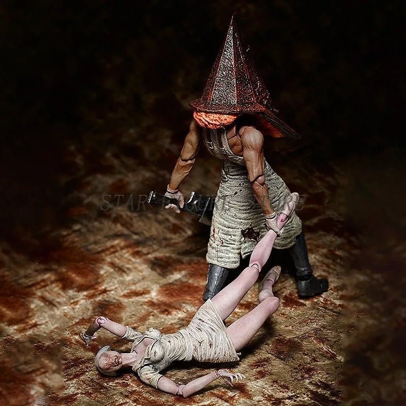 17cm Silent Hill Action Figure Pyramid Head Red Pyramid Thing Figurine Ornaments PVC Movable Collection Figma Sp - 055 Model Toys - AZ Games Co.