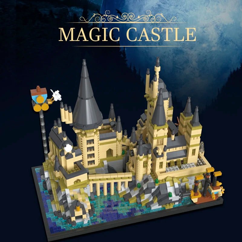 2700+pcs Magic World Medieval Harry Potter Castle MOC Building Bricks Model Blocks Toys for Children Kids Adult 3.5mm Block Sets - AZ Games Co.